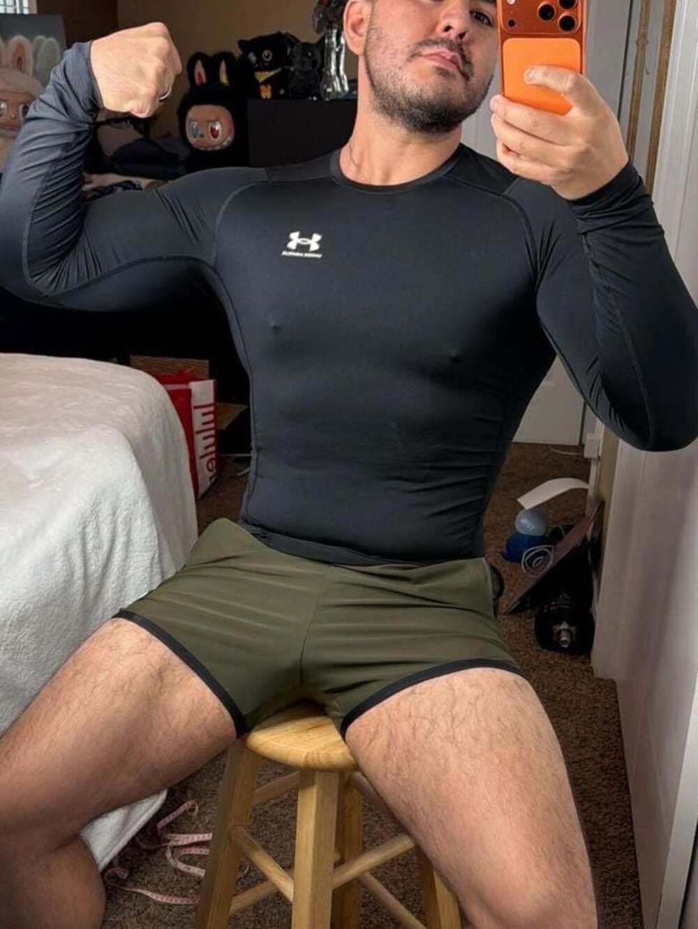 Under Armour Men's HeatGear Armour Compression Long Sleeve Shirt